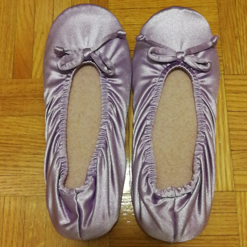 New Satin ballet style indoor shoes, M